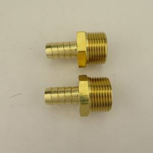 Modern Design Brass Flexible <b>Hose</b> Barb Fitting 1.27cm Barb X 1.91cm NPT <b>Male</b> <b>Connector</b> Adapter Barb <b>Hose</b> <b>Connector</b> - Product Image 1