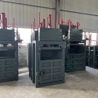 Prensa Compactadora de Plástico de Alta Resistencia, Compactadora Vertical de Botellas de PET