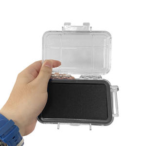 กล่องเก็บของกันน้ำแบบใสพร้อมโฟมบุภายในกันกระแทกป้องกันความชื้นสำหรับฟิกเกอร์การเดินทางกลางแจ้งขนาดเล็กขนาดกลางขนาดใหญ่ - Product Image 5