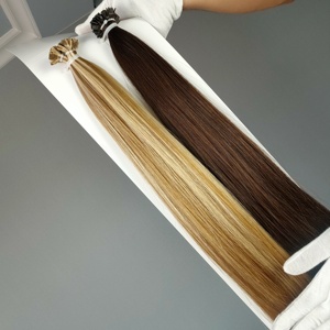 ผมต่อแบบ Pre-Bonded K-Tips ยี่ห้อ Jasmine Beauty ผมแท้บริสุทธิ์แบบ Double Drawn  ชนิด Flat Tip Weft  ต่อผมด้วยเคราติน - Product Image 1