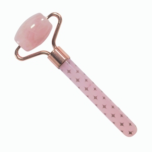 Mini rouleau facial en résine à bille unique, outil de massage compact pour le visage, accessoire léger pour les soins de beauté - Product Image 4