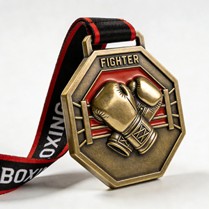 Muestra Gratuita de Medallas Deportivas Personalizadas de Fábrica, Medalla de Premio con Logotipo Metálico Esmaltado, Medallas de Fútbol 2D y 3D en Oro y Plata con Cinta - Product Image 2