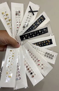Adesivi auricolari in acciaio inossidabile Kit per agopuntura semi per risolvere mal di testa mal di schiena Stress - Product Image 6