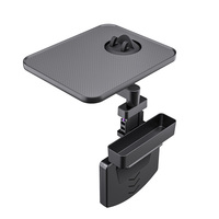 Table de voiture rétractable et rotative du fabricant, plateau porte-gobelet pour voiture, accessoires intérieurs de voiture pour manger, travailler, voyager