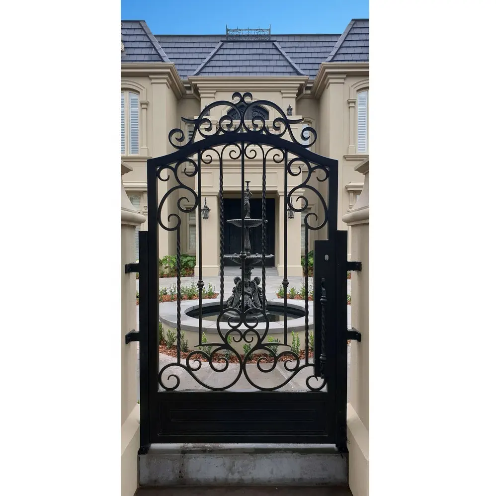 wrought iron fence wrought iron door driveway gate modern design wrought iron gate