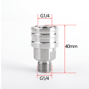 Mingou Stainless Steel <b>Quick</b> Connect Internal Thread <b>Connector</b> G1/4 For Car Wash - Product Image 4