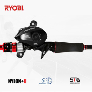 Carrete de Pesca Ryobi Num One, Cuerpo de Aleación de Aluminio de Alta Resistencia para Señuelos de Pesca en Agua Dulce - Product Image 2