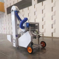 Nettoyeur de céréales mobile compact pour riz, blé et maïs – Machine de nettoyage de graines et de céréales – Vente chaude en usine