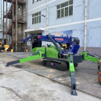 Prix d'usine Chine Jiusheng Grue araignée sur chenilles 3, 5 et 8 tonnes CE/EPA à vendre