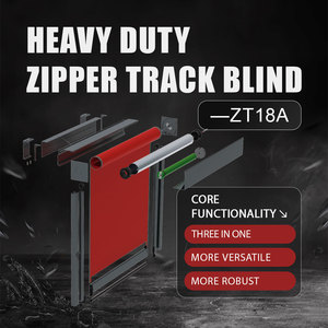 ระบบรางผ้าแบบแนวนอนที่ทนทานทันสมัยสำหรับม่านม้วนกลางแจ้งแบบใช้มอเตอร์พลังงานแสงอาทิตย์ รางซิป <span class=keywords><strong>ราคา</strong></span>โรงงานโดยตรง - Product Image 3