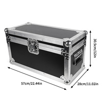 Flightcase 2in1 personnalisé de taille de différence pour machine à étincelles froides Flightcase en bois Case de route