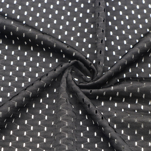 Tái Chế OEM Thể Thao Jersey Vải 84% <span class=keywords><strong>Polyester</strong></span> 16% Spandex Dây Giày Dệt Kim Thể Thao Lưới Vải Cho Bóng Đá Bóng Rổ Jersey - Product Image 2