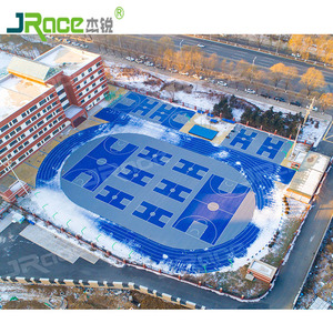 Sân Vận Động Chống Thấm Nước Và Thời Tiết Cao Su Sàn Tổng Hợp Chạy Theo Dõi Bề Mặt - Product Image 4