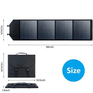 야외 방수 휴대용 접이식 태양 전지 패널 키트 80W 100W 120W 160W 200W 충전기 야외 캠핑
