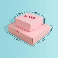 Boîte de papier rose personnalisée pour aliments à emporter pour tremper les biscuits Sushi poulet frit et les frites emballage