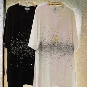 Camisetas Extra Grandes de Alta Calidad para Mujer, Transpirables y Casuales, de Corte Holgado, Cortas, Talla Grande, Tejido de Punto - Product Image 2