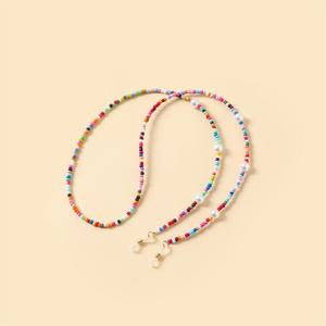 Cadena de perlas de vidrio hecha a mano de 70 cm para gafas, para el cuidado de gafas, Primavera 2025 - Product Image 1