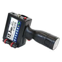 Impresora de mano de inyección de tinta con cartuchos de tinta de secado rápido Máquina de impresión de inyección de tinta de codificación digital de fecha Máquina de impresión TIJ de 12,7mm