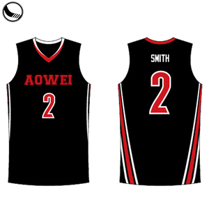 Basketball Trikot Beste Qualität Polyester <span class=keywords><strong>Plain</strong></span> Mesh Basketball Uniform - Product Image 3