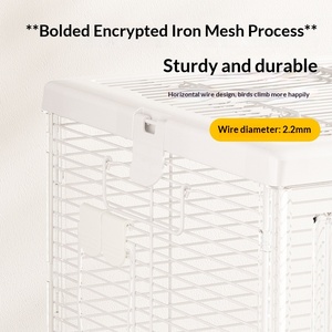 Wholesale High Standing Large Outdoor Cheap Wrought Iron Canary <strong>Bird</strong> <strong>Cage</strong> Breeding Big <strong>Cage</strong> - Product Image 4