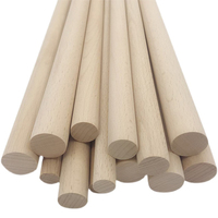 Matériel de construction manuelle pour enfants, bâton en bois de bambou rond bâton en bois mince bâton en bambou bricolage