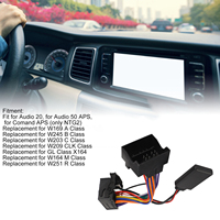 Câble radio auxiliaire 5.0 à 16 broches de remplacement pour autoradio stéréo W169 W245 W203 W209 W164