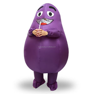 Costume de Cosplay Aubergine Violet pour Adulte Unisexe Gonflable, Carnaval d'Halloween, Fête des Fruits et Légumes - Product Image 3
