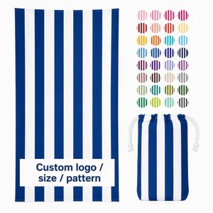 Custom Logo <b>Beach</b> Towel Corporate <b>Gift</b> Microfiber - Product Image 1