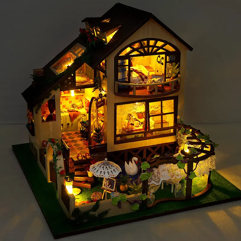 Детский Деревянный Кукольный дом
