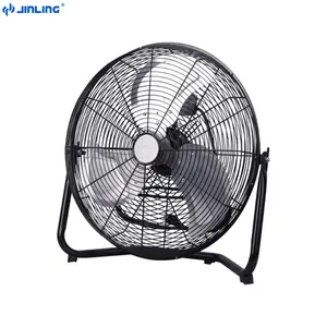 JINLING High Velocity Metal Floor Fan 20in 3 Speed Adjustable Comercial Industrial Fan