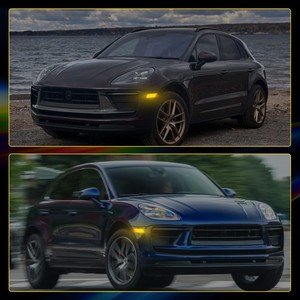 Kit de luces laterales de parachoques Auxito Clear Lens Amber Full LED para Porsche Macan 14-24 - Product Image 4