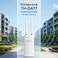 Punto de Acceso WiFi para Exteriores TODAHIKA TH-OA77 con Chipset Qualcomm AC1200, AP Inalámbrico de Doble Banda