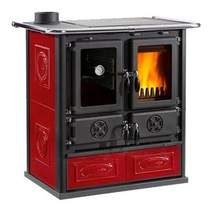 Cucina legna 7,9kW ROSETTA Sinistra Vst 16 Céramique Liberty bordeaux 5 étoiles (88,5x57,2x84,3cm) - Product Image 1