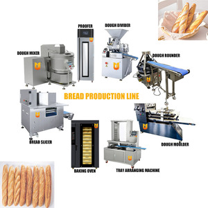 Máquina Automática para Hacer Pan <span class=keywords><strong>de</strong></span> Acero Inoxidable: Mezcladora, Formadora, Laminadora, Cortadora y Panificadora con Horno - Product Image 5