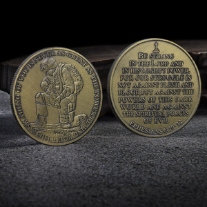 Insigne commémoratif du tireur d'élite américain Médaille de bronze vert Pièce de défi Plaqué or Métal sculpté Rond UV Imprimé - Product Image 6