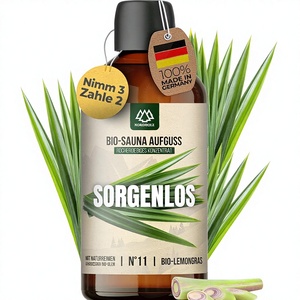 NORDHOLZ Concentré Biologique pour Infusion de Sauna Huiles Essentielles Naturelles Pures # 11 Sans soucis 100 ml Citronnelle Franconia Allemagne - Product Image 1