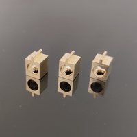 Bornier de connecteur de bloc de prise de commutateur à vis en laiton pour le soudage de PCB