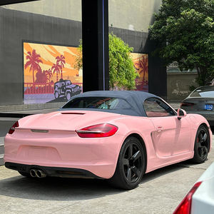 Cristallo lucido rosa rosa rosa giovane collezione avvolgente auto in vinile auto adesivi per la carrozzeria cambia colore per il veicolo - Product Image 5