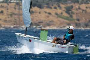 OP 2.3m <span class=keywords><strong>Velero</strong></span> Moderno Juvenil de Fibra de Vidrio con Consola Central para Competición y Entrenamiento Profesional - Product Image 2