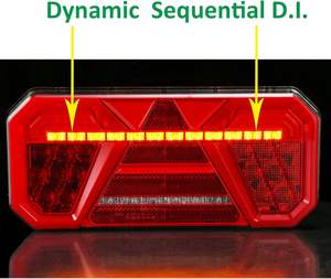 12V 24V E-Mark approuvé 7 fonction lumière remorque <span class=keywords><strong>caravane</strong></span> camion arrière LED indicateur inversion antibrouillard étanche - Product Image 5