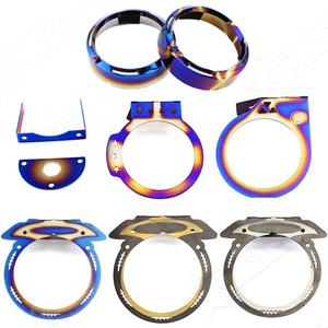 60mm 67mm यूनिवर्सल JDM कार के डैशबोर्ड Holdering ब्रैकेट टाइटेनियम जला नीले Defi गेज कवर फली के लिए माउंट धारक ऑटो कार मीटर - Product Image 1