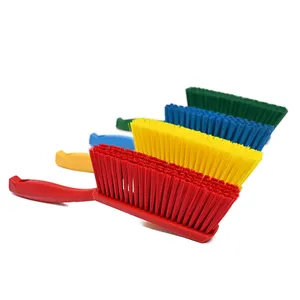 Cepillo de limpieza de harina de material PP, cepillo de limpieza de polvo con mango de plástico, venta al por mayor