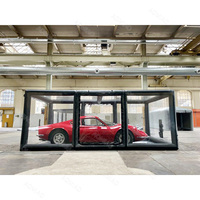 Abri de voiture gonflable étanche, tente de garage, cabine de peinture, installation facile, taille personnalisable, longueur 12 pieds+, pompe à air électrique