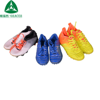 Bottes de Football de Marque pour Hommes d'Occasion de Haute Qualité, Styles Mixtes par Pièce, Provenant d'Usines Chinoises