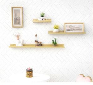 Nordico in <span class=keywords><strong>ferro</strong></span> <span class=keywords><strong>battuto</strong></span> parola parete divisoria mensola camera da letto decorazione soggiorno TV mensola a muro - Product Image 1