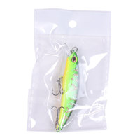 Vente en gros NE013 6cm 4.5g Leurre de pêche artificiel en plastique ABS dur, mini leurre coulant type Minnow