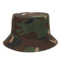 Topi Outdoor Pria Kamuflase Topi Memancing Topi Bucket Camo