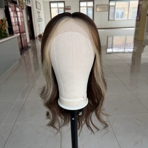 Peluca de Encaje HD de Lujo Premier con Agarre de Silicona, Cabello Humano Europeo con Cutícula Alineada, Color Balayage <span class=keywords><strong>Mila</strong></span>, Pelucas con Parte Superior de Encaje HD - Product Image 5