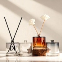Offre Spéciale – Bouteille en Verre de Luxe pour Diffuseur à Bâtonnets 100 ml, Cylindre Vide Personnalisable pour Décoration d'Intérieur