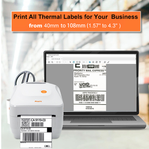 Aiyin 110mm trực tiếp máy in mã vạch nhiệt 4*6 inch không dây vận đơn A6 máy in hỗ trợ 25mm đến 110mm nhãn - Product Image 5